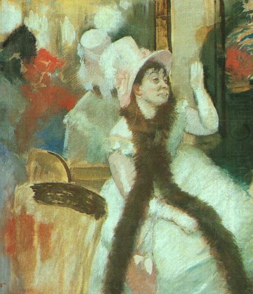 Edgar Degas Portrait after a Costume Ball china oil painting image
